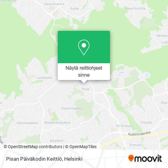 Pisan Päiväkodin Keittiö kartta