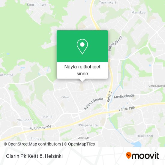 Olarin Pk Keittiö kartta