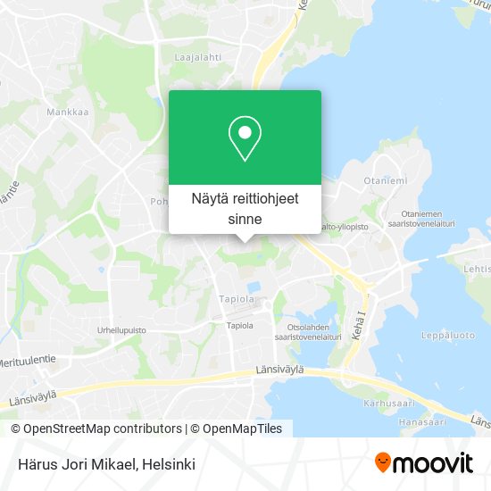 Härus Jori Mikael kartta