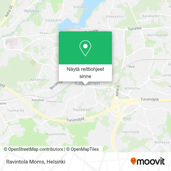 Ravintola Moms kartta