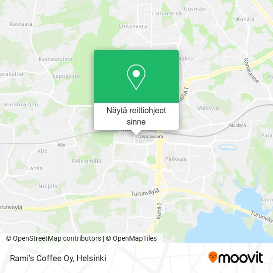 Rami's Coffee Oy kartta