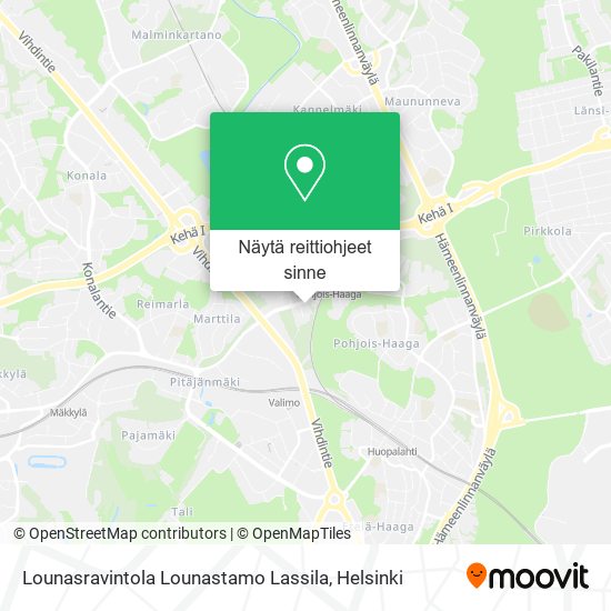 Lounasravintola Lounastamo Lassila kartta