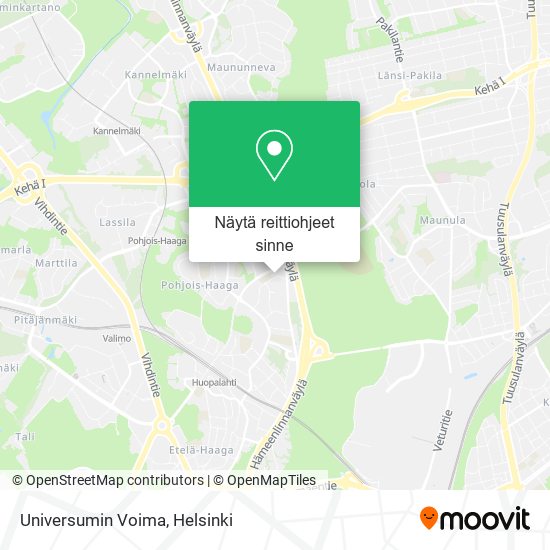 Universumin Voima kartta