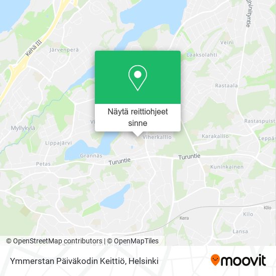 Ymmerstan Päiväkodin Keittiö kartta