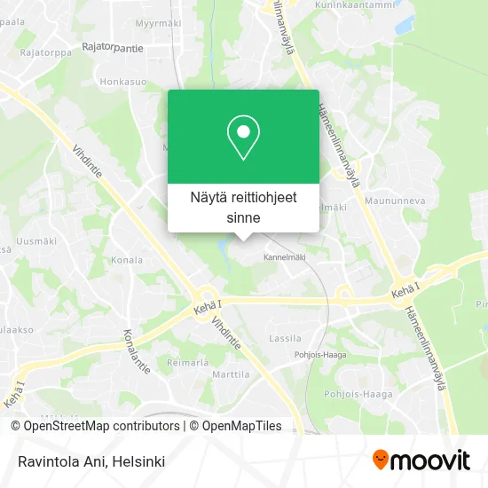 Ravintola Ani kartta