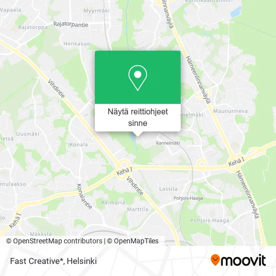 Fast Creative* kartta