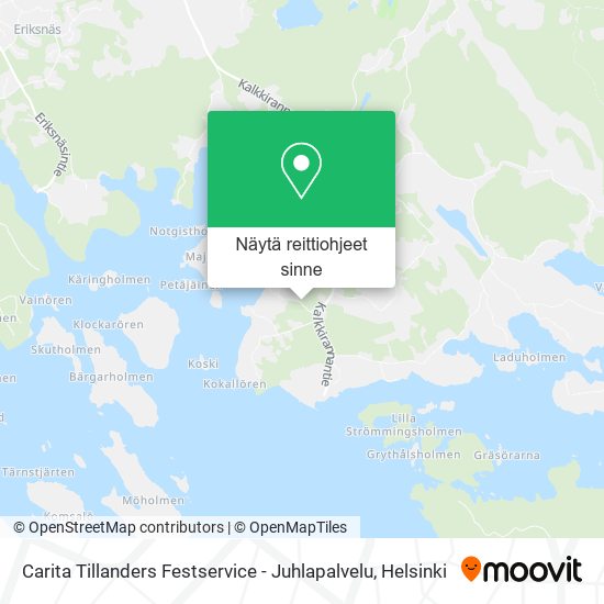Carita Tillanders Festservice - Juhlapalvelu kartta