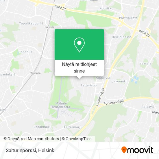 Saiturinpörssi kartta