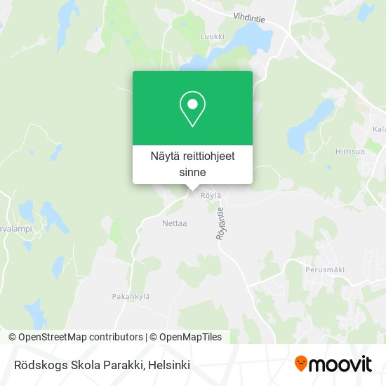 Rödskogs Skola Parakki kartta