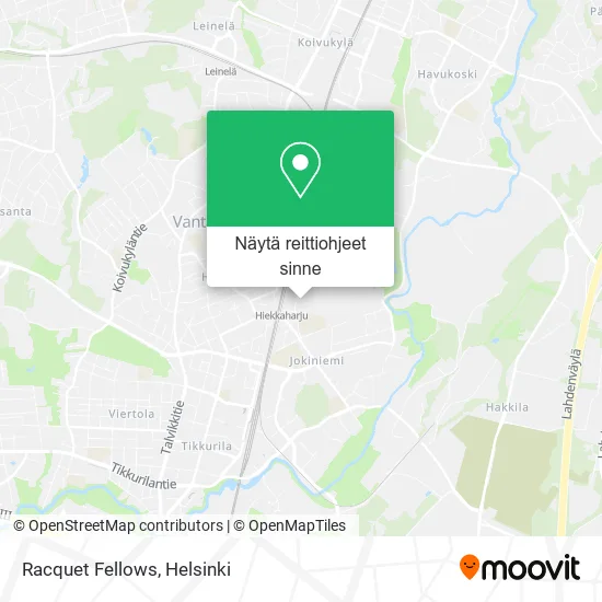 Racquet Fellows kartta