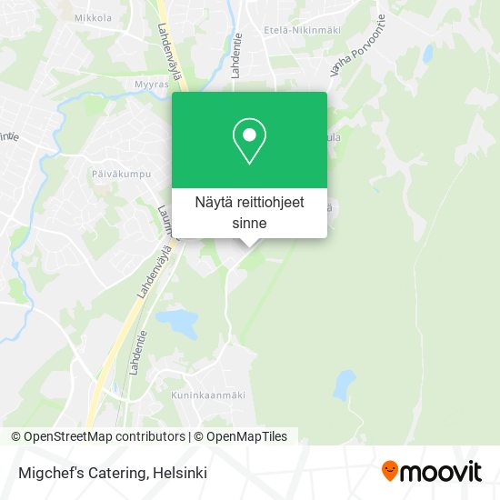 Migchef's Catering kartta