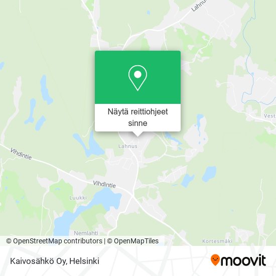 Kaivosähkö Oy kartta
