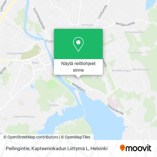 Pellingintie, Kapteeninkadun Liittymä L kartta
