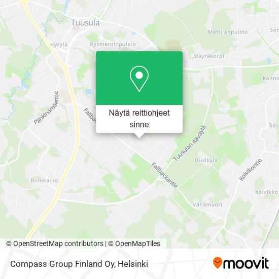 Compass Group Finland Oy kartta