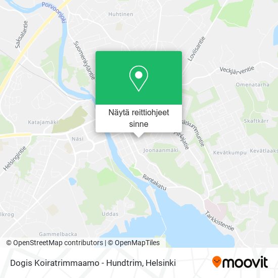 Dogis Koiratrimmaamo - Hundtrim kartta