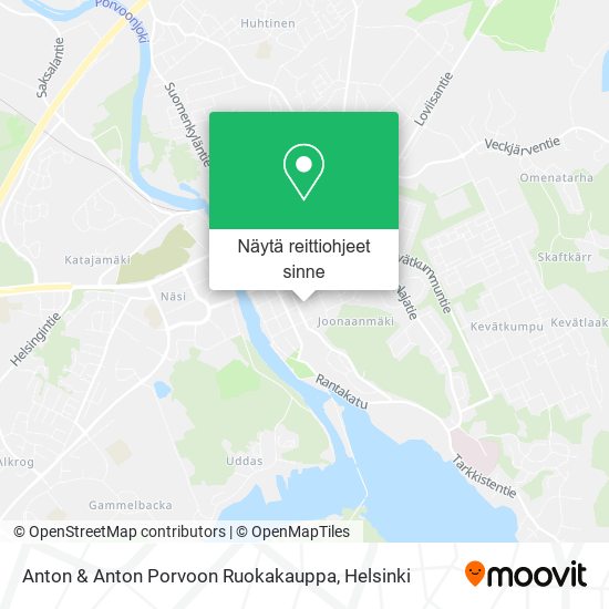 Anton & Anton Porvoon Ruokakauppa kartta