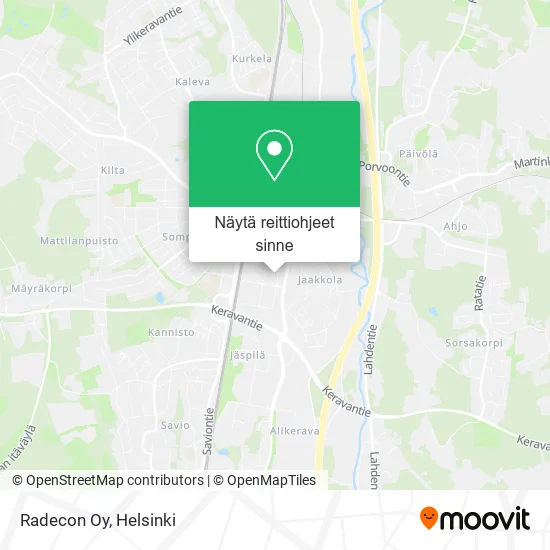 Radecon Oy kartta