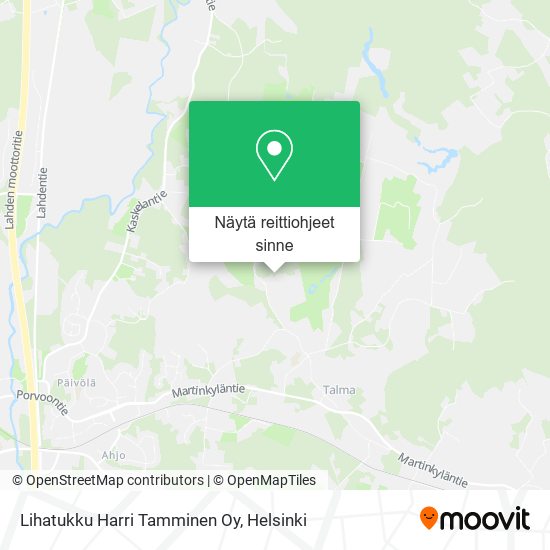 Lihatukku Harri Tamminen Oy kartta