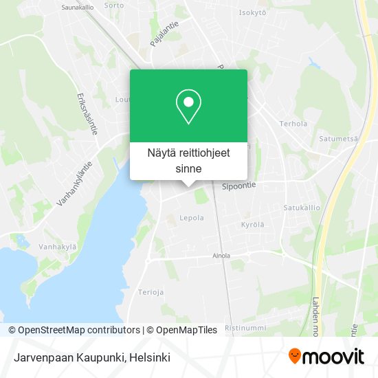 Jarvenpaan Kaupunki kartta