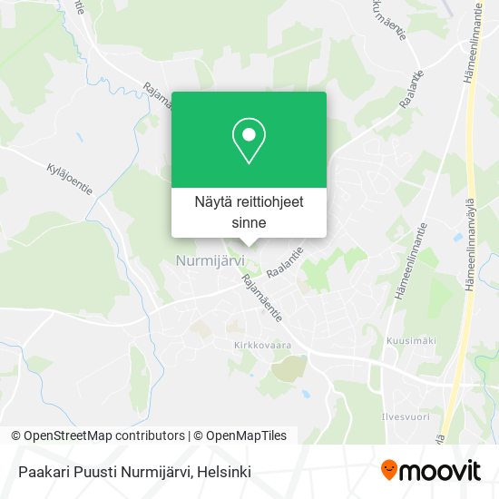 Paakari Puusti Nurmijärvi kartta