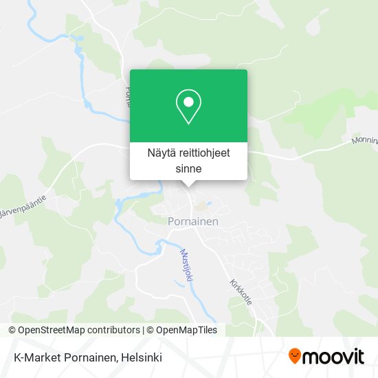 K-Market Pornainen kartta