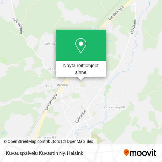 Kuvauspalvelu Kuvastin Ny kartta
