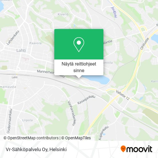 Vr-Sähköpalvelu Oy kartta