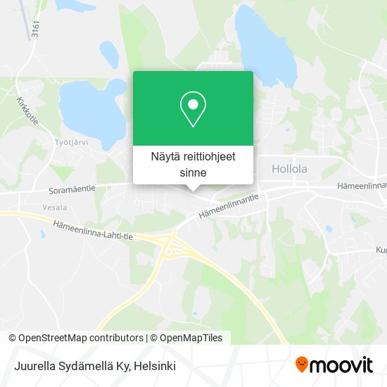 Juurella Sydämellä Ky kartta