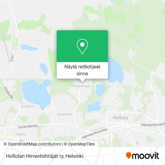 Hollolan Hirvenhiihtäjät ry kartta