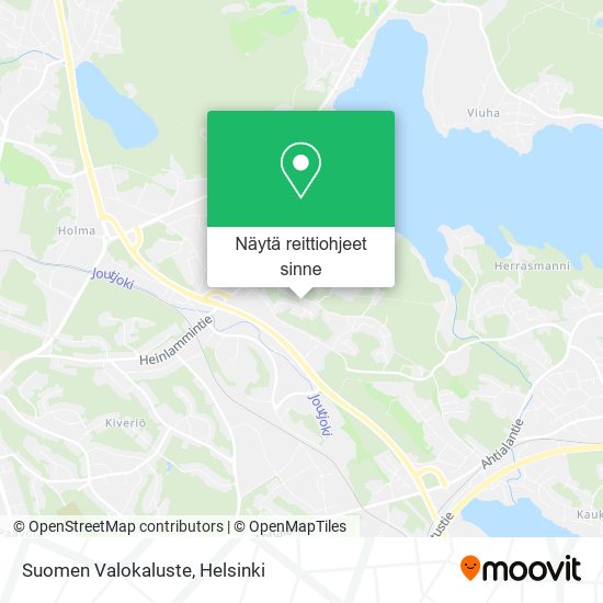 Suomen Valokaluste kartta
