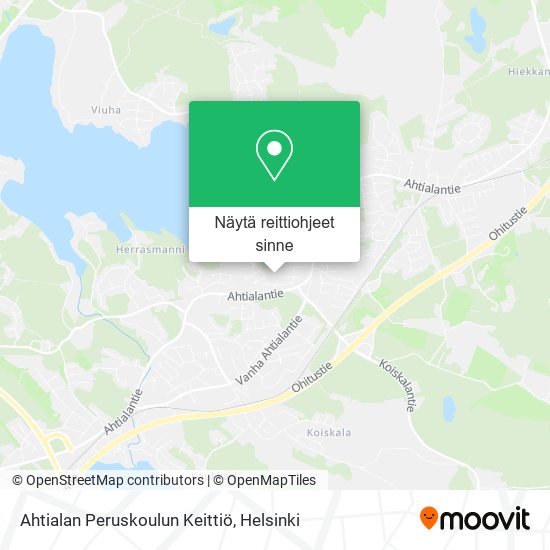 Ahtialan Peruskoulun Keittiö kartta