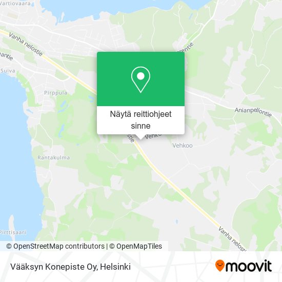 Vääksyn Konepiste Oy kartta