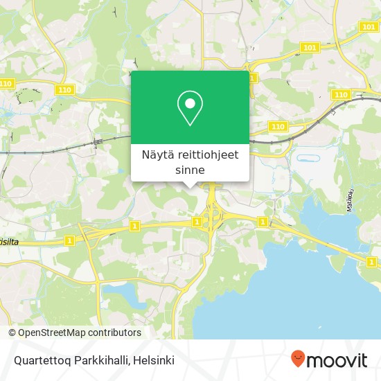 Quartettoq Parkkihalli kartta