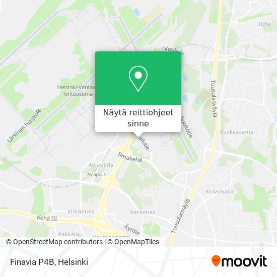 Kuinka päästä kohteeseen Finavia P4B paikassa Vantaa kulkuvälineellä Bussi  tai Juna?