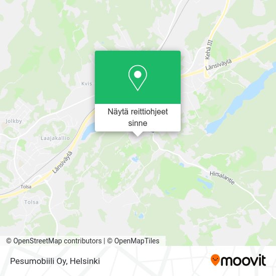 Pesumobiili Oy kartta