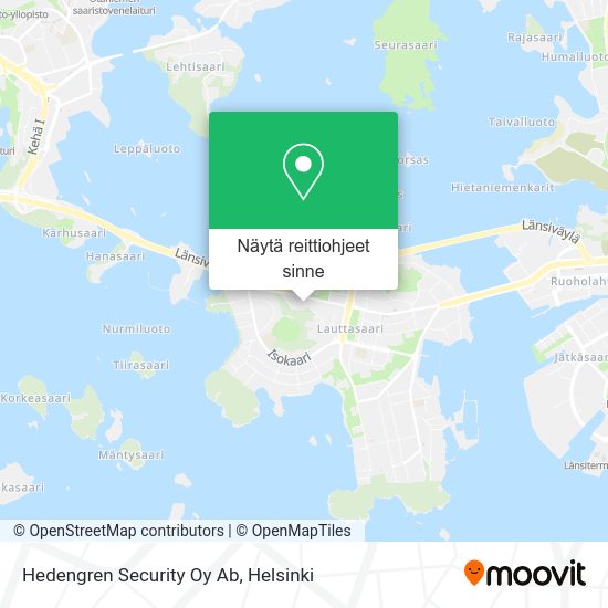 Hedengren Security Oy Ab kartta