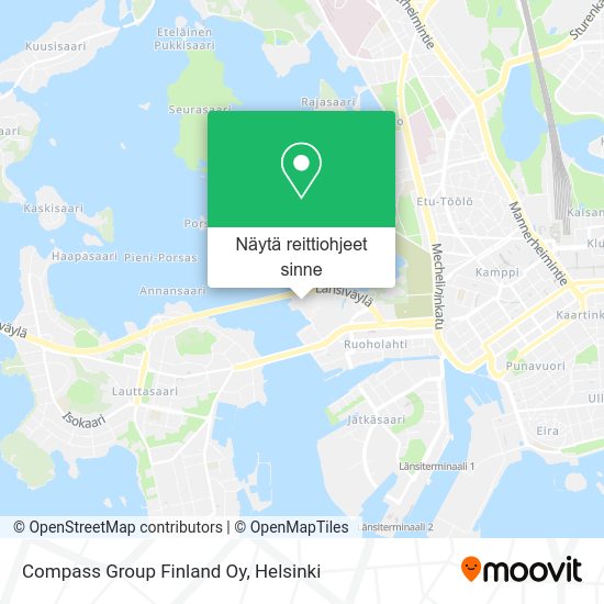 Compass Group Finland Oy kartta