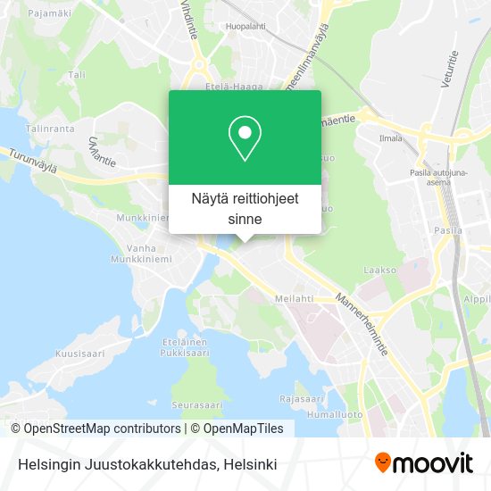 Helsingin Juustokakkutehdas kartta