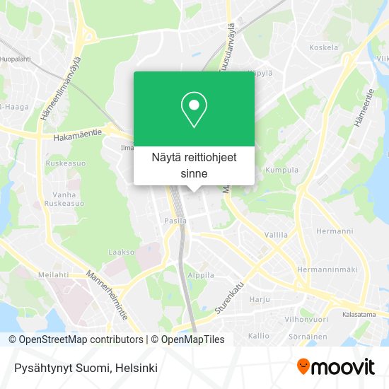 Pysähtynyt Suomi kartta
