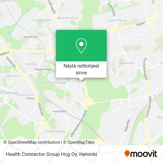 Health Connector Group Hcg Oy kartta