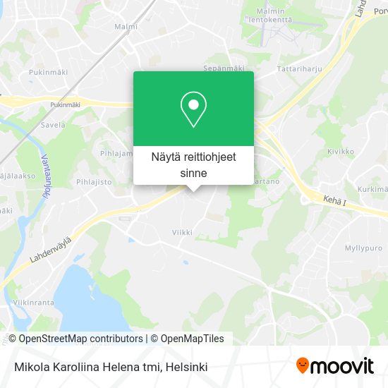 Mikola Karoliina Helena tmi kartta