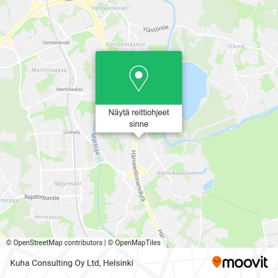 Kuha Consulting Oy Ltd kartta