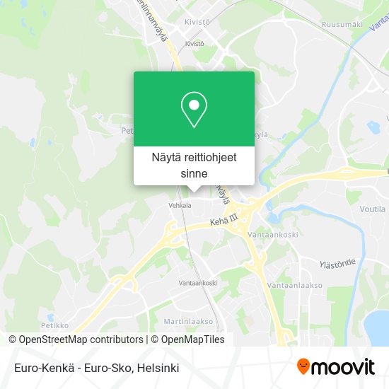 Euro-Kenkä - Euro-Sko kartta