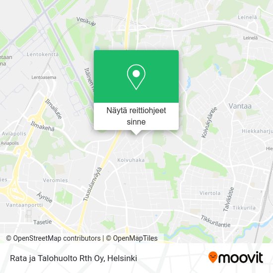 Rata ja Talohuolto Rth Oy kartta