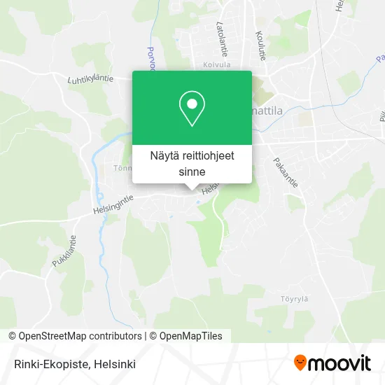 Rinki-Ekopiste kartta