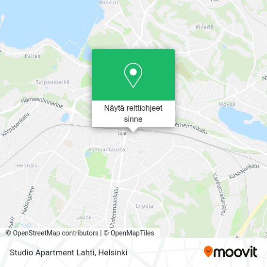 Studio Apartment Lahti kartta