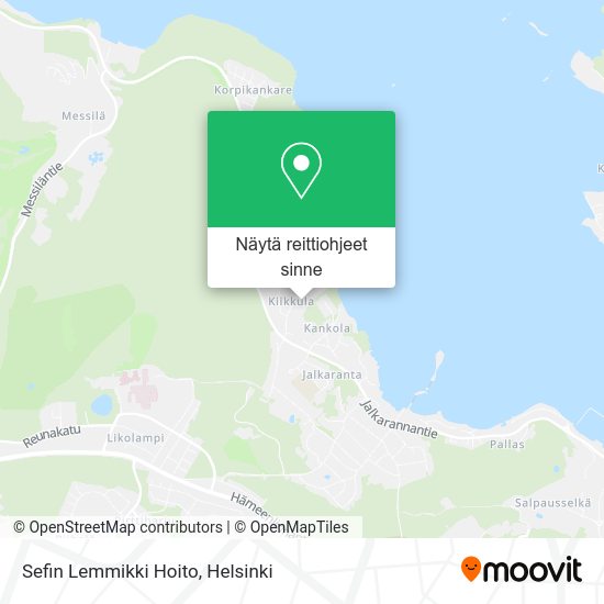 Sefin Lemmikki Hoito kartta