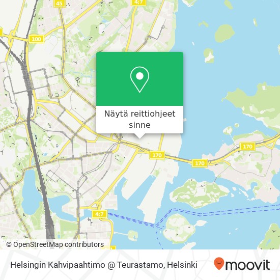 Helsingin Kahvipaahtimo @ Teurastamo kartta