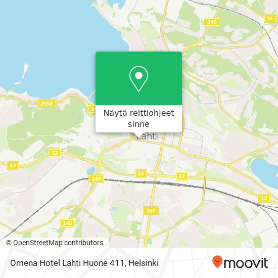 Omena Hotel Lahti Huone 411 kartta