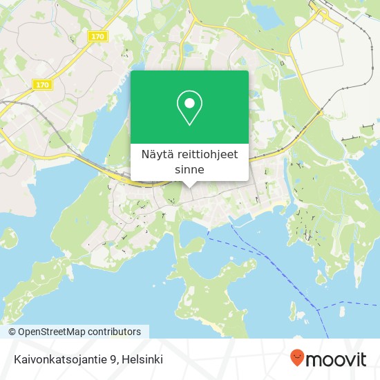 Kaivonkatsojantie 9 kartta